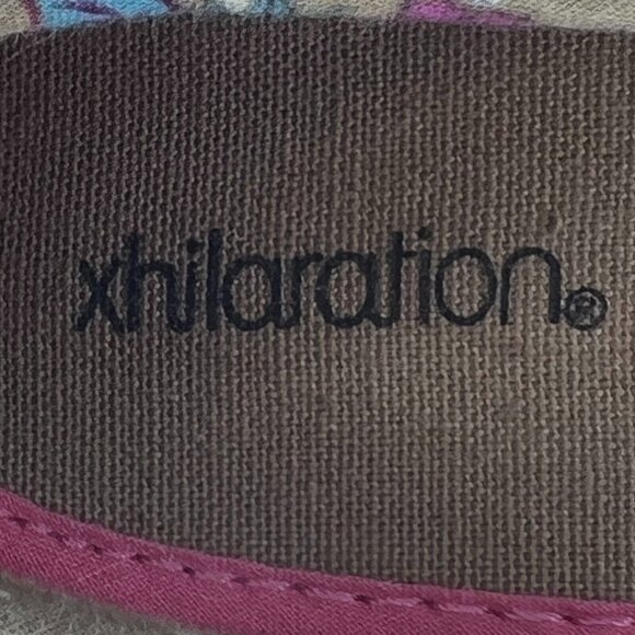 Xhilaration Womens F12269 Brown Floral Fabric Round Toe Size 5 Slip-On Shoes - Picture 10 of 10